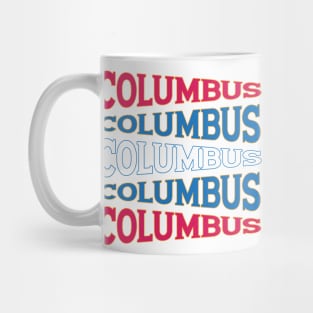 NATIONAL TEXT ART COLUMBUS Mug